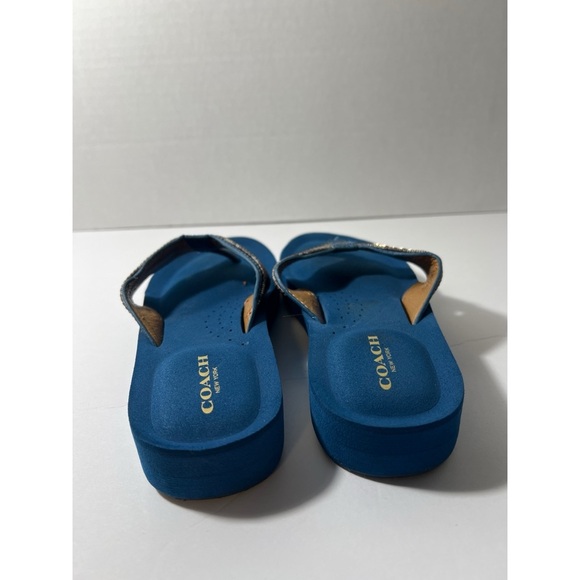 Coach Blue Sandals - Picture 4 of 12